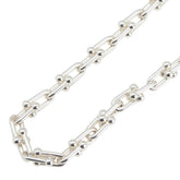 ティファニー ハードウェア スモールリンク ネックレス SV925 シルバー レディース TIFFANY&Co. 【中古】